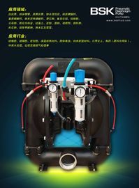 Stainless Steel Air Driven Double Diaphragm Pump For Gravure Printing